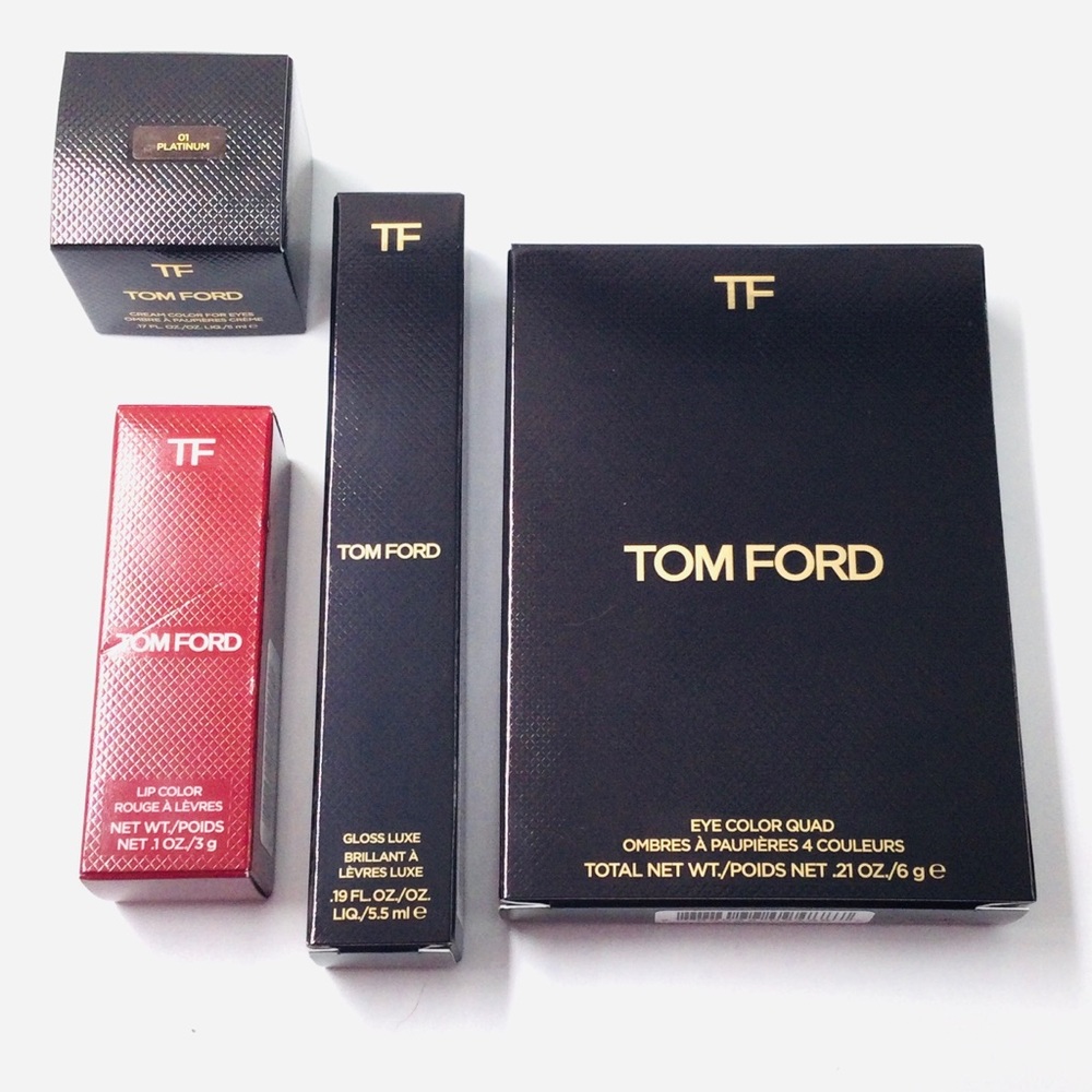 Tom Ford Make Up Gift Set/Gloss/Lipstick/Eye Shadow/Cream Shadow